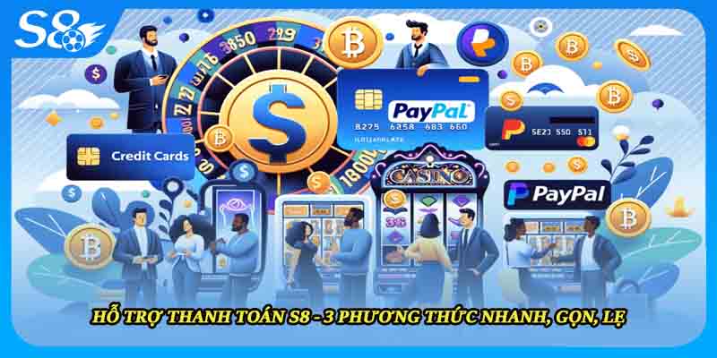 Hỗ Trợ Thanh Toán S8 - 3 Phương Thức Nhanh, Gọn, Lẹ
