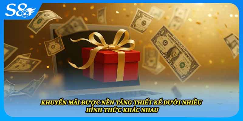 Khuyến mãi được nền tảng thiết kế dưới nhiều hình thức khác nhau