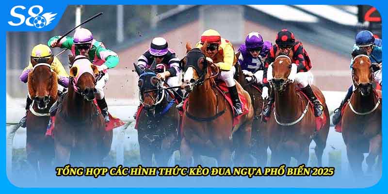 Tổng hợp các hình thức kèo đua ngựa phổ biến 2025
